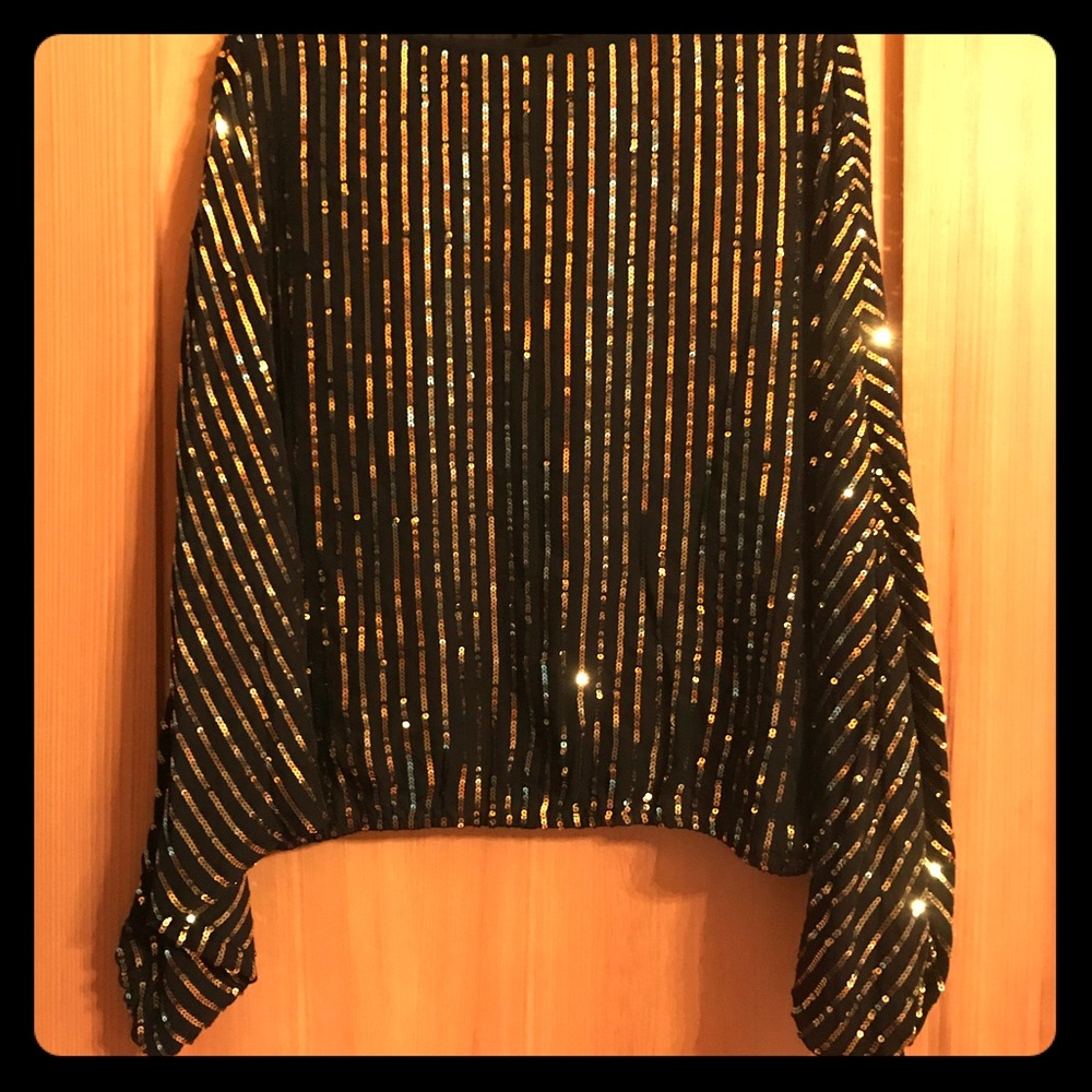 Rachel Zoe Fun sequin top